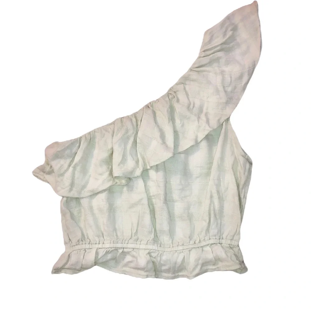 American Eagle One Shoulder Ruffle Top - Picture 6 of 8
